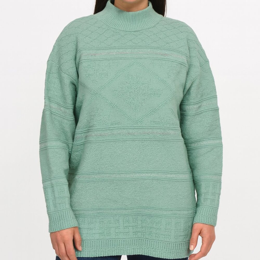 Women's Vintage Basic Editions Green Sweater Size L